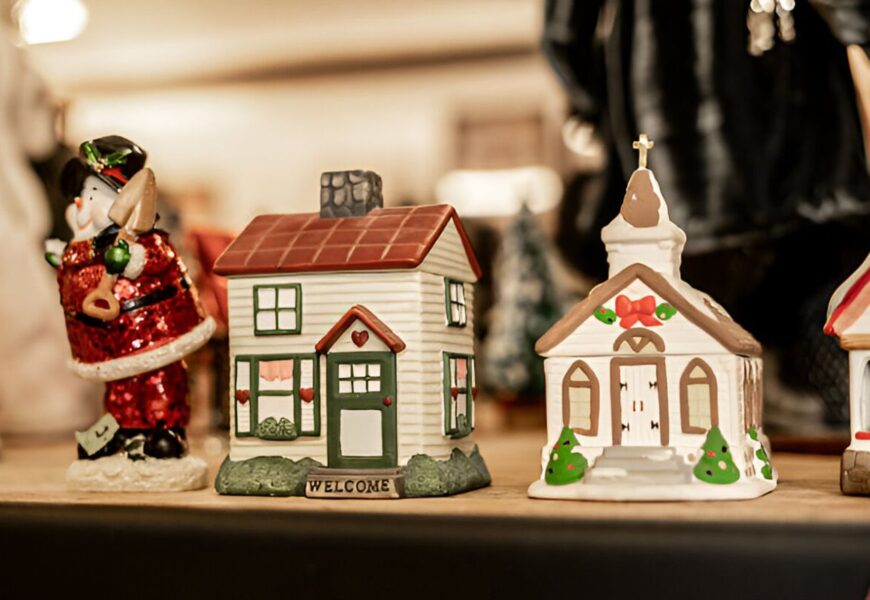Village Pottery Christmas Houses