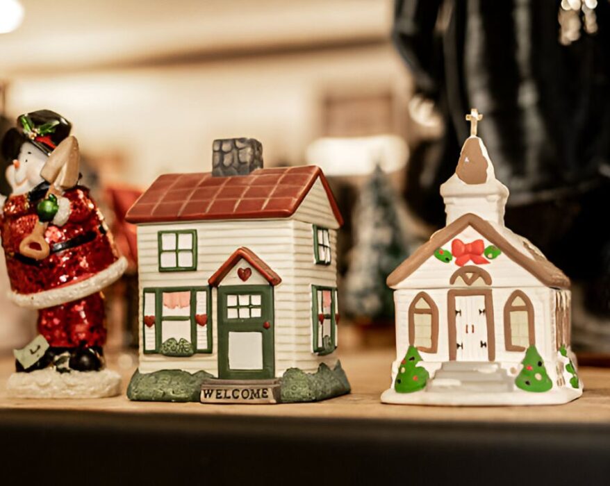 Village Pottery Christmas Houses