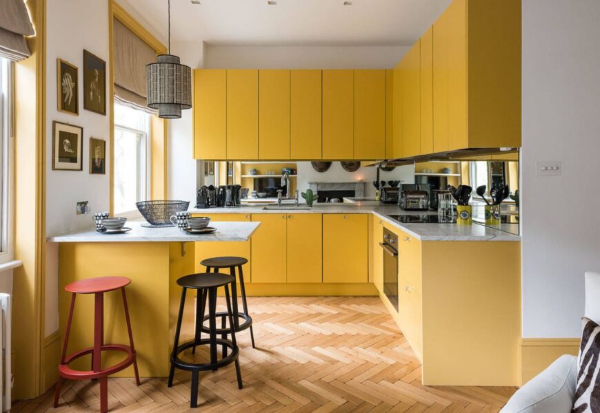 Martha Stewart Yellow Kitchen Decor