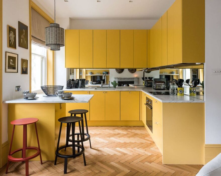 Martha Stewart Yellow Kitchen Decor