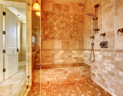 Seat in a Shower Bathroom Design Ideas