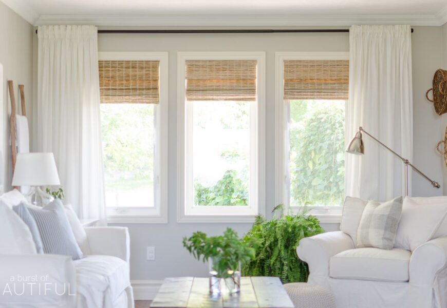 farmhouse window treatment ideas