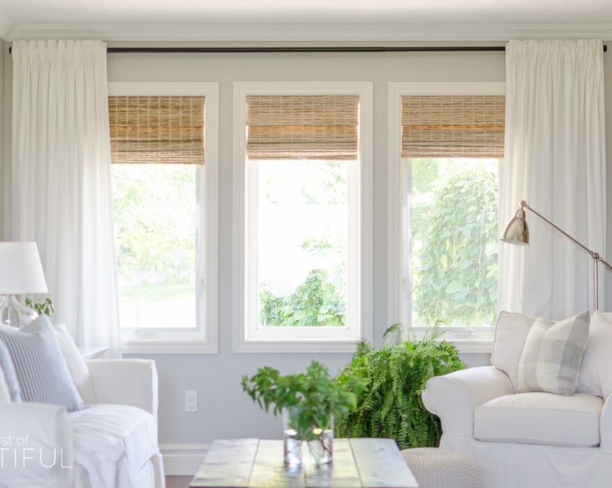 farmhouse window treatment ideas