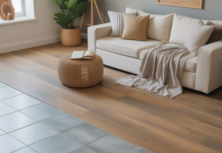 can you install engineered hardwood over tile