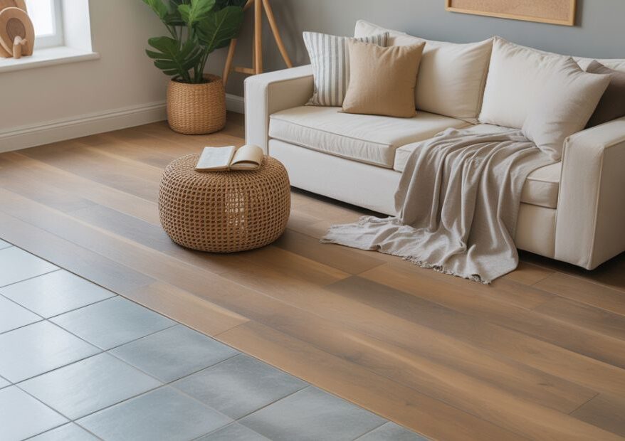 can you install engineered hardwood over tile