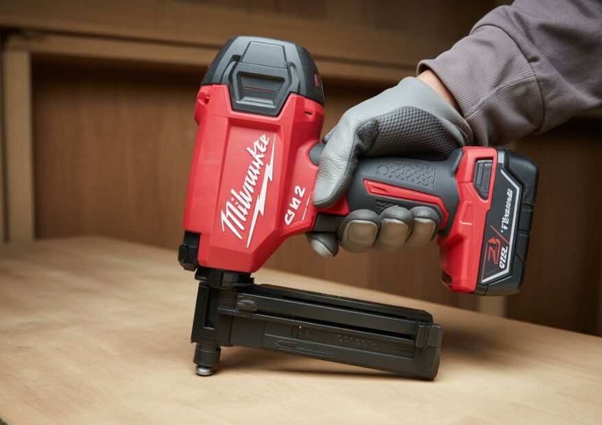 milwaukee 2458-20 m12 12v lithium-ion cordless palm nailer bare tool