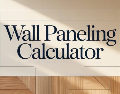 wall paneling calculator