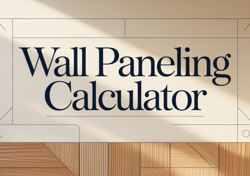 wall paneling calculator