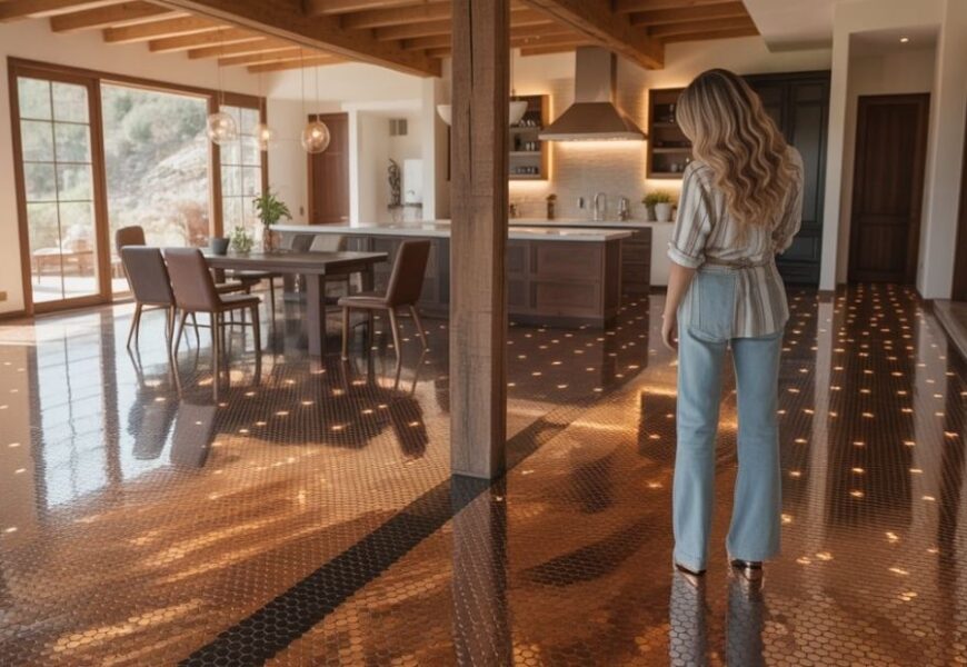 how much is a penny floor per square foot diy