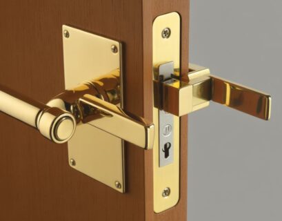 kwikset 82730 backset polished brass deadbolt latch - 5 inch