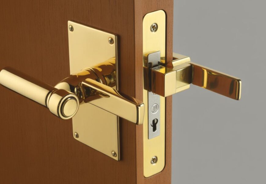 kwikset 82730 backset polished brass deadbolt latch - 5 inch