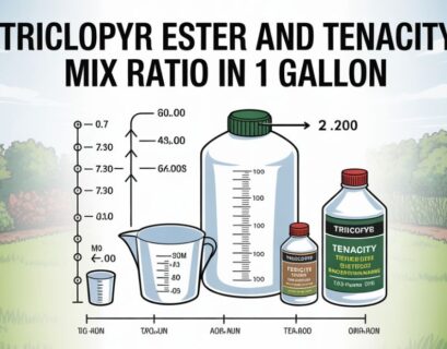 triclopyr ester and tenacity mix ratio in 1 gallon