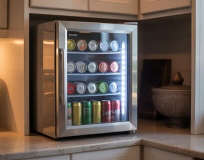 cowsar 17.5-inches w 130 -can capacity silver